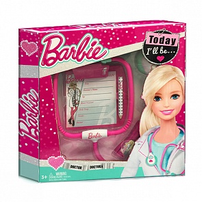 Игровой набор юного доктора из серии Barbie с планшетом, компактный (Corpa, D122B)